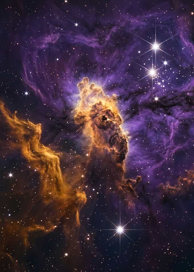 Mystic Mountain Nebula in Space