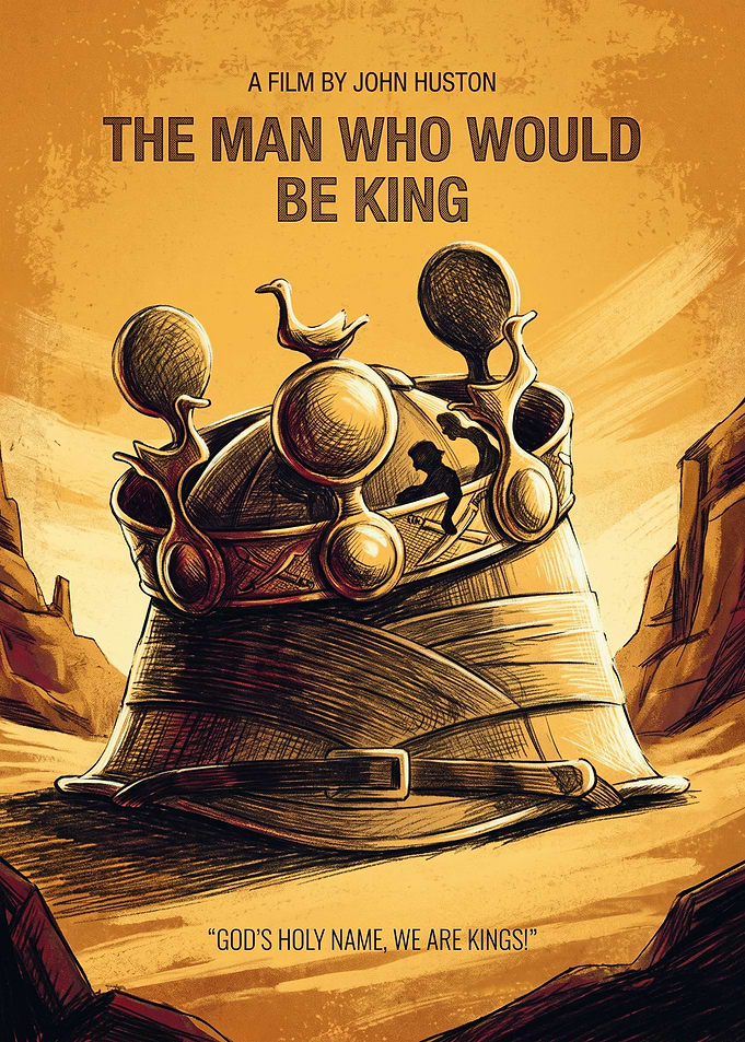 The Man Who Would Be King Movie Adventure Art