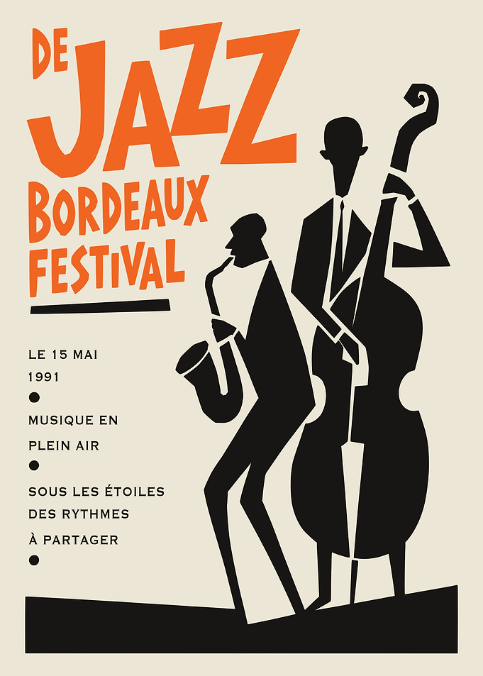 Jazz Bordeaux Festival Poster