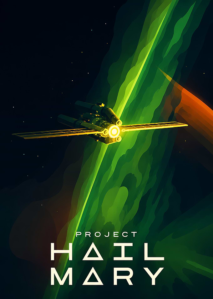 Project Hail Mary Space Poster