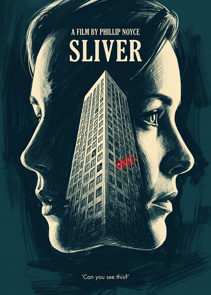 Sliver Movie Psychological Thriller Vintage Art