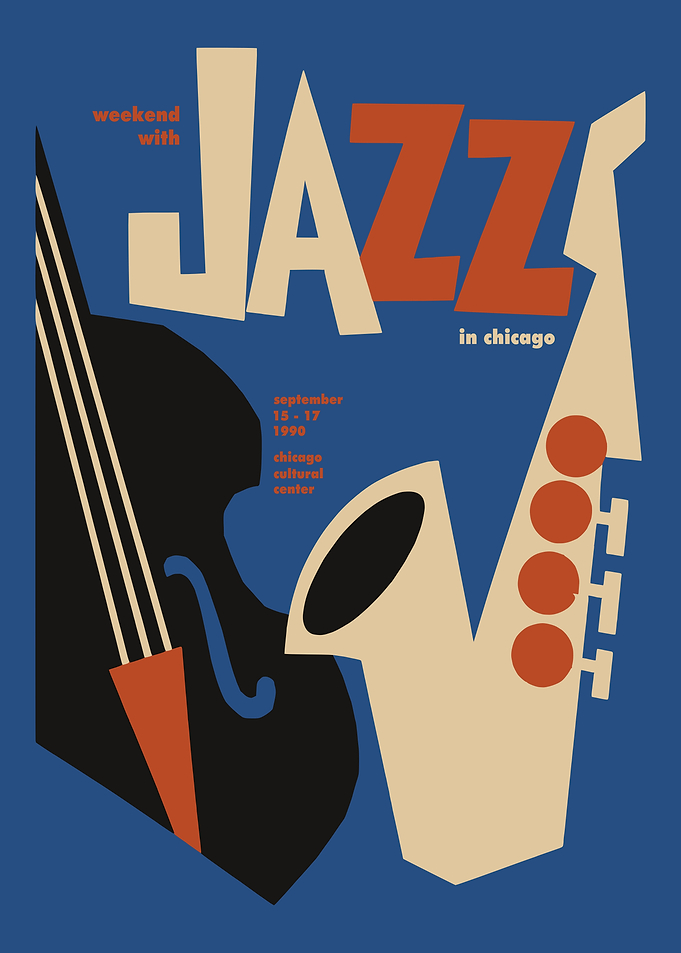 Weekend with Jazz in Chicago Poster