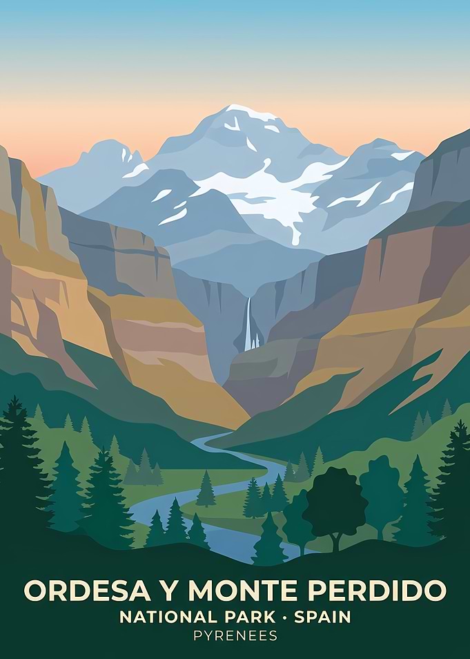 Ordesa y Monte Perdido National Park Poster