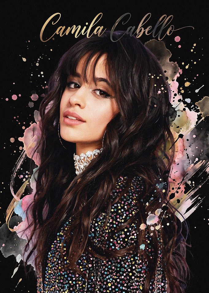 Camila Cabello Portrait Poster