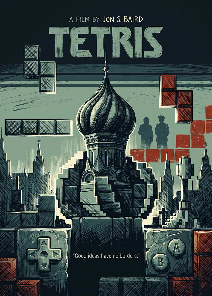 Tetris Movie Biography Drama Retro Print