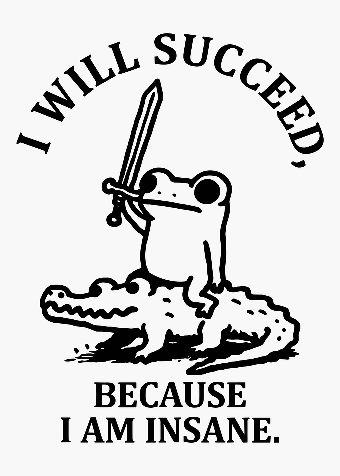 Frog Riding Alligator Warrior Illustration