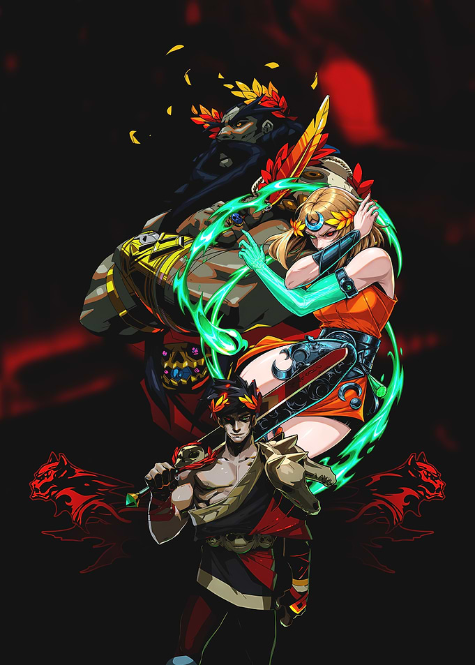 Hades Game Character Illustration