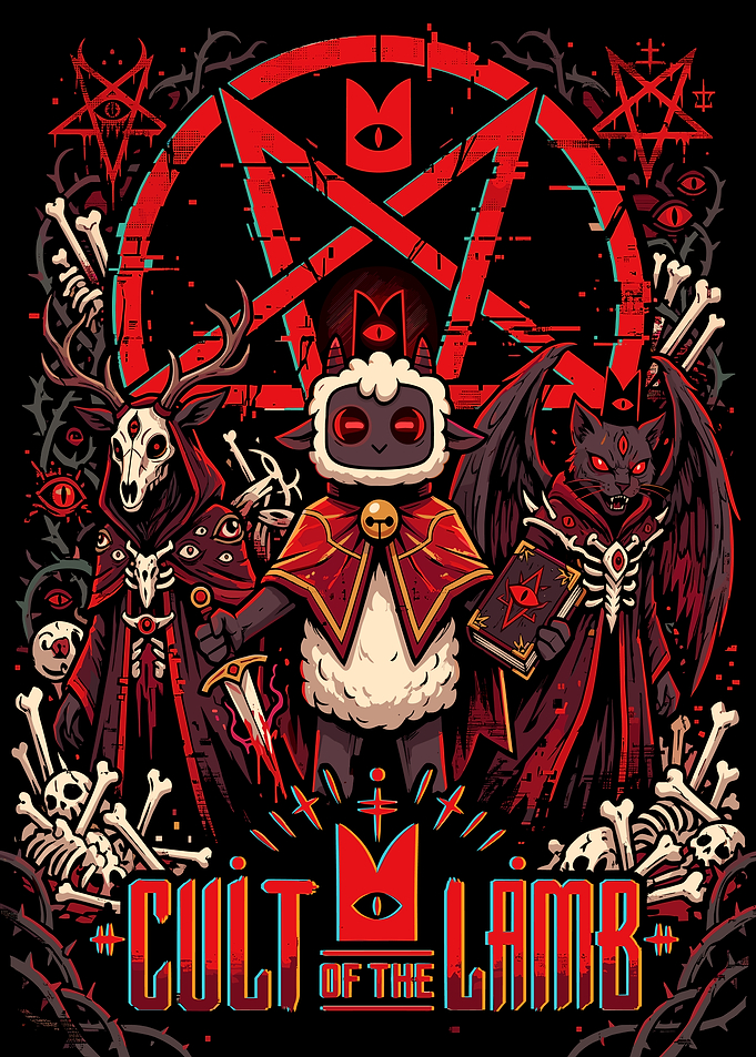 Cult of the Lamb Game Poster
