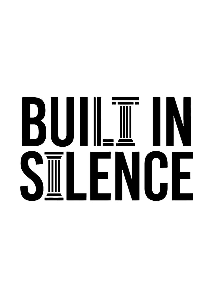 Built in Silence Typography Design