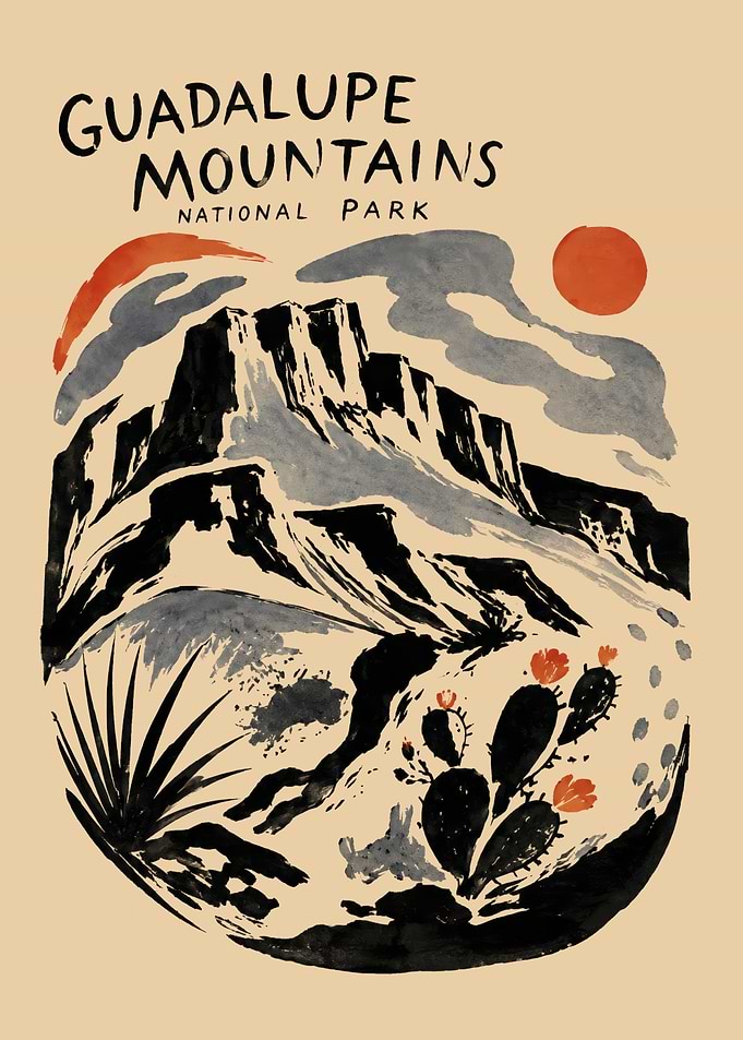Guadalupe Mountains National Park Poster