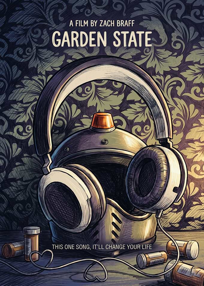 Garden State Movie Indie Comedy Vintage Decor
