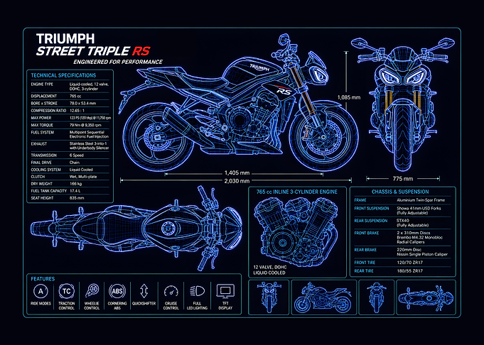 Triumph Street Triple RS Blueprint