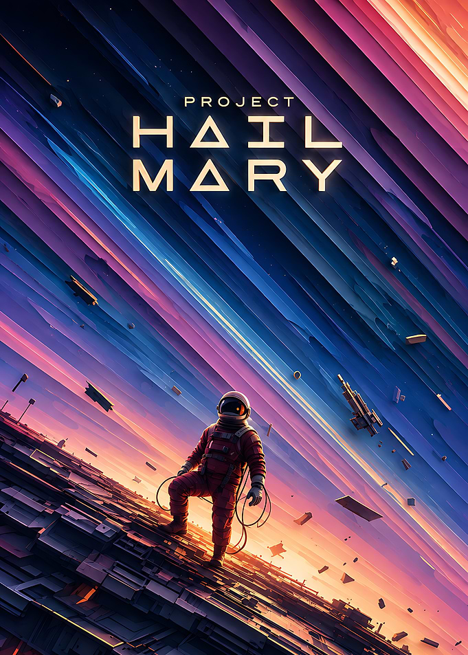 Project Hail Mary Astronaut Poster