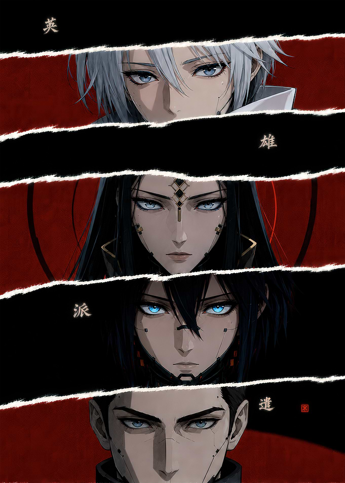 Signalis Characters Portrait Collage