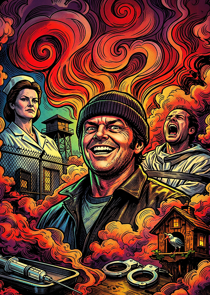 One Flew Over the Cuckoo's Nest Art