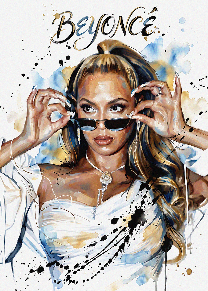Beyoncé Portrait Art