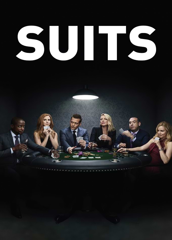 Suits TV Show Poker Poster