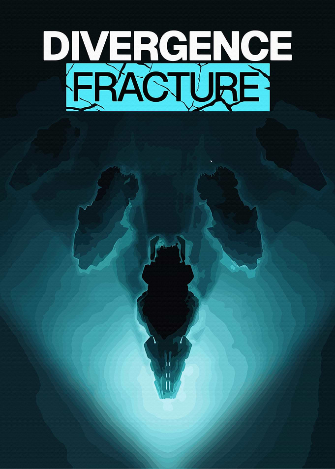 Divergence Fracture Sci-Fi Poster