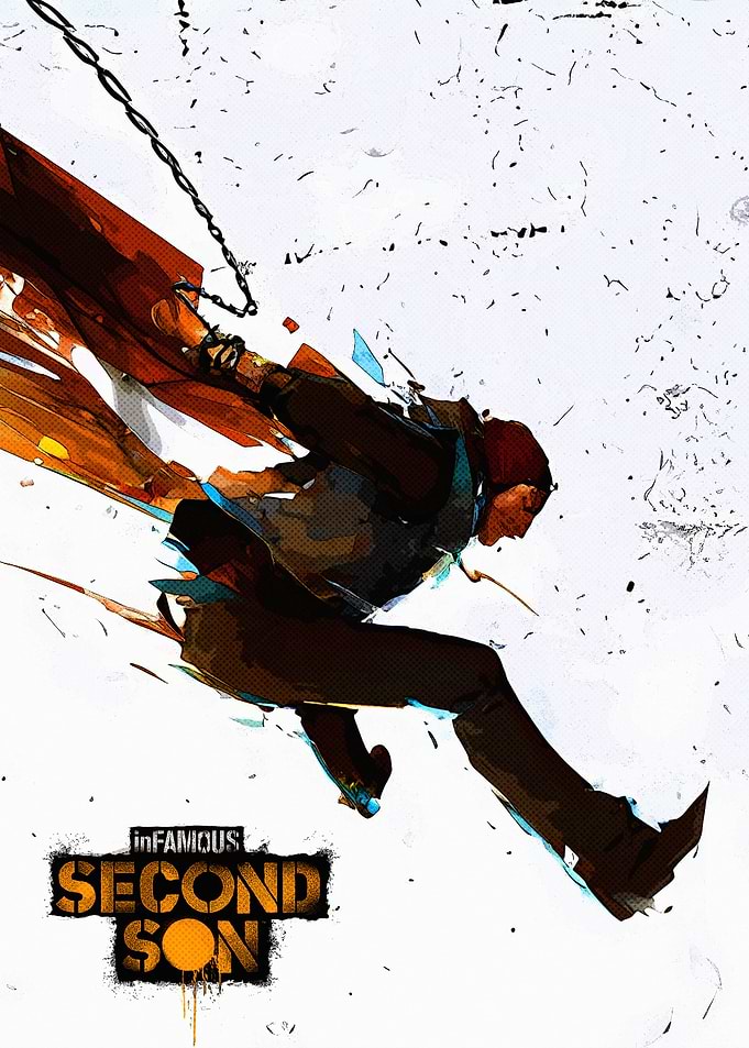 inFAMOUS Second Son Delsin Rowe Poster