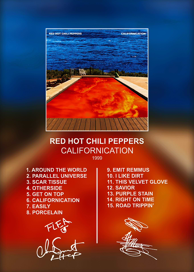 Red Hot Chili Peppers Californication Poster