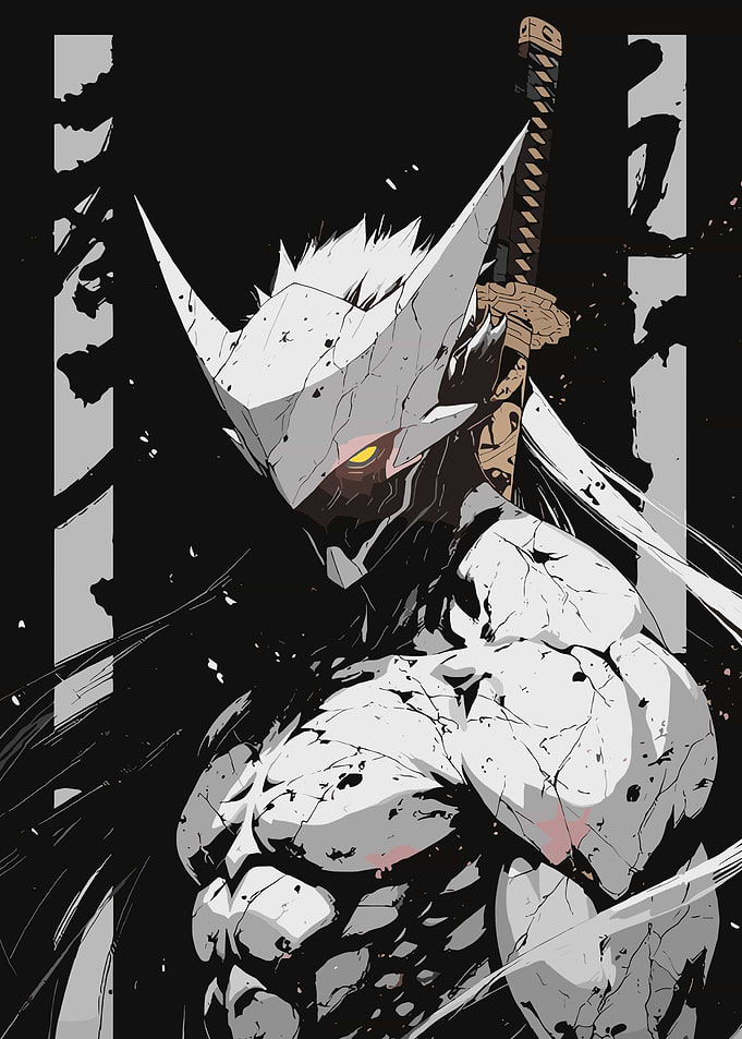 Armored Warrior with Katana