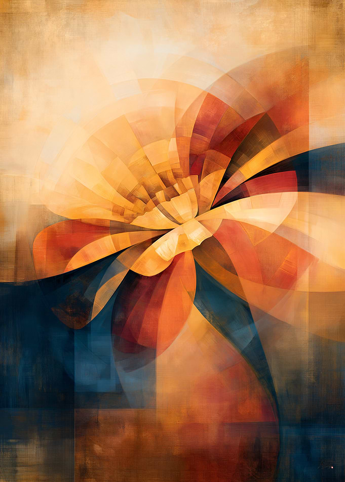 Marigold in Golden Facets