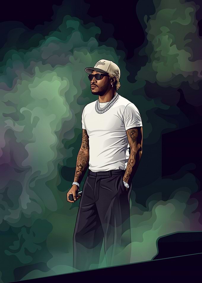 Future Rapper Digital Illustration