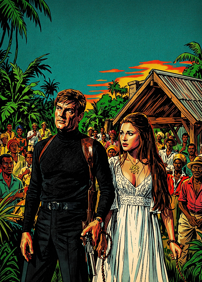 James Bond Live and Let Die Poster