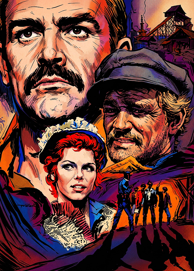 The Molly Maguires Movie Poster Art