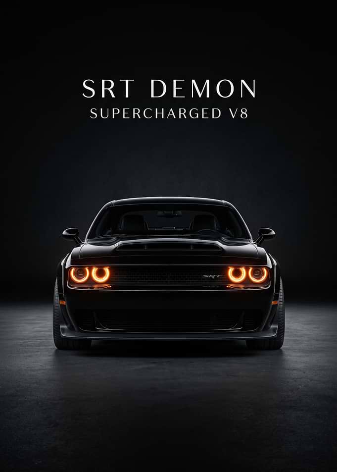 Dodge Challenger SRT Demon Poster