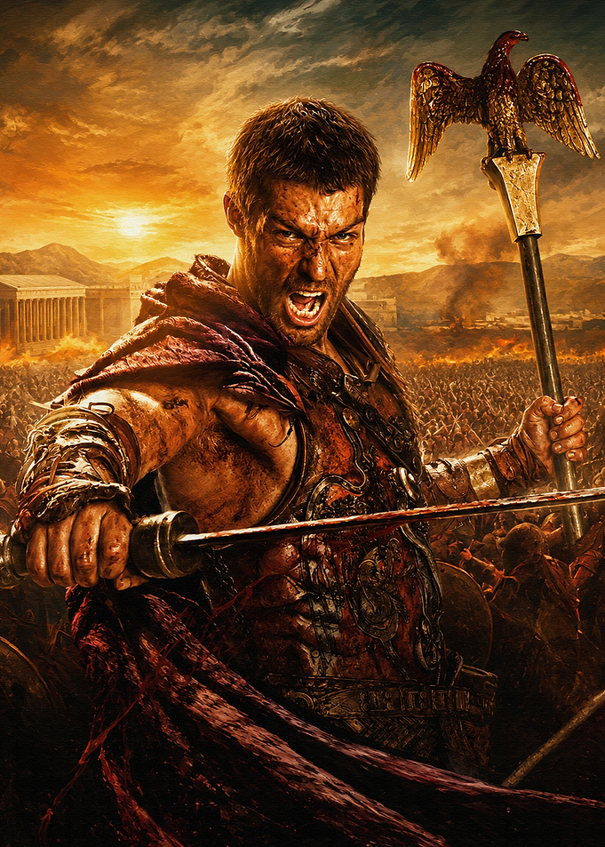 Spartacus Warrior in Battle
