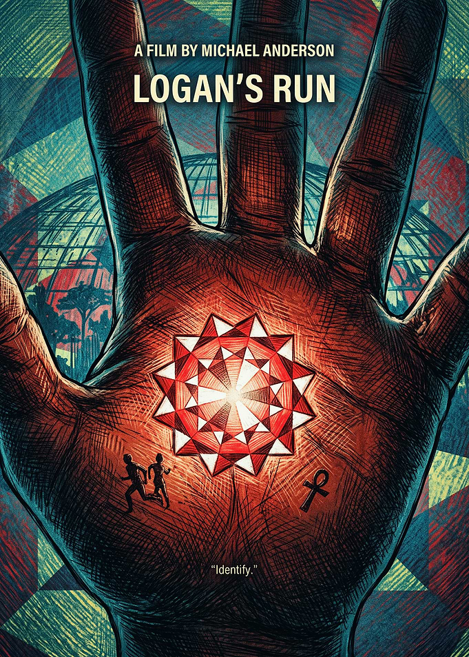 Logans Run Movie Sci Fi Classic Retro Poster