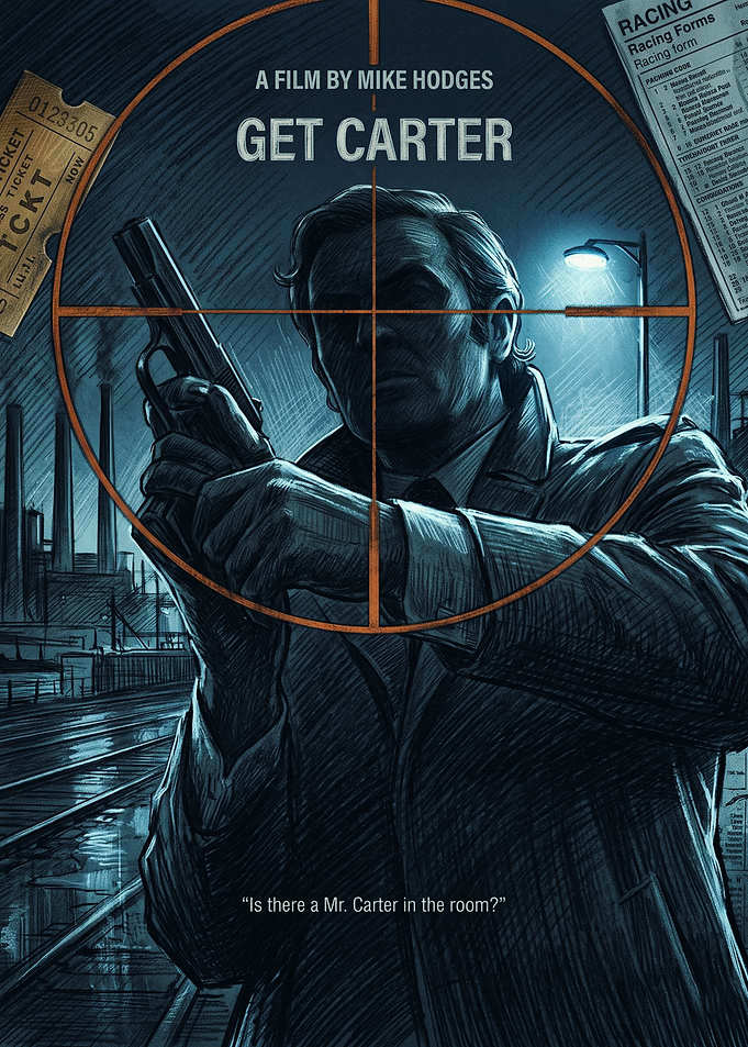 Get Carter Movie Crime Thriller Retro Poster