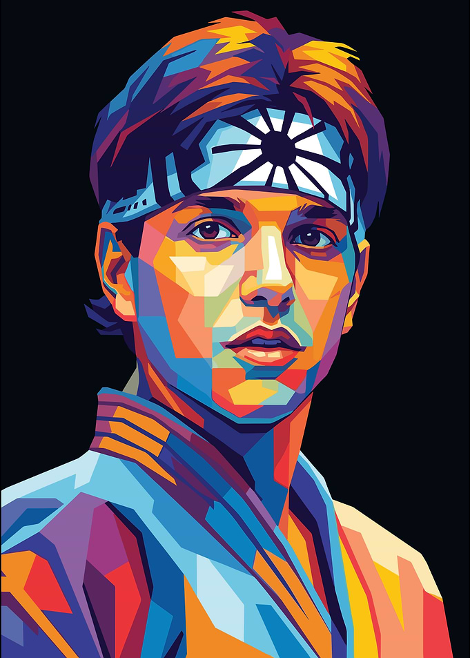Daniel LaRusso Karate Kid Pop Art