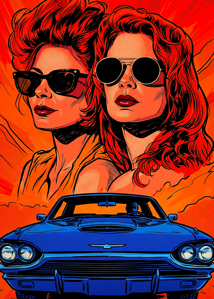 Thelma and Louise Pop Art Poster
