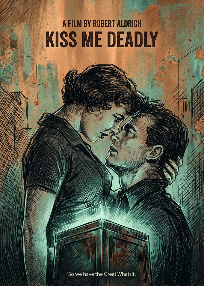 Kiss Me Deadly Movie Crime Noir Vintage Art