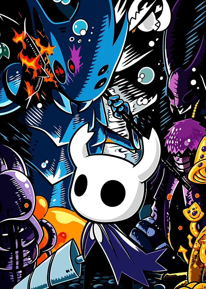 Hollow Knight Character Illustration