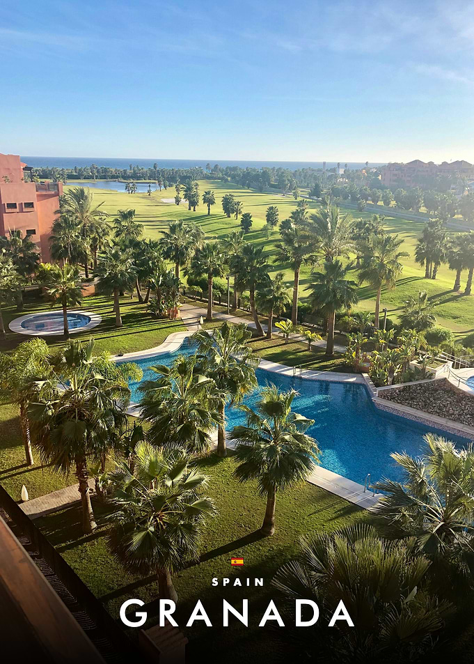 Sunny Resort View in Granada Spain