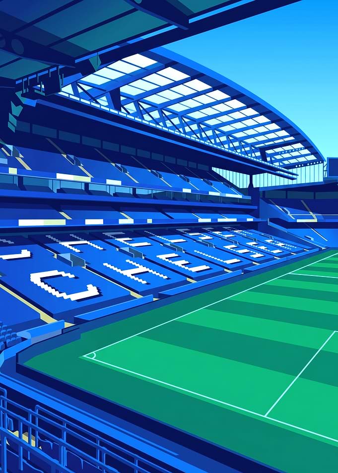 Stamford Bridge Chelsea FC Stadium Art