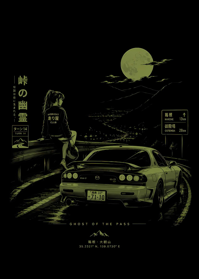 Ghost of the Pass Mazda RX-7