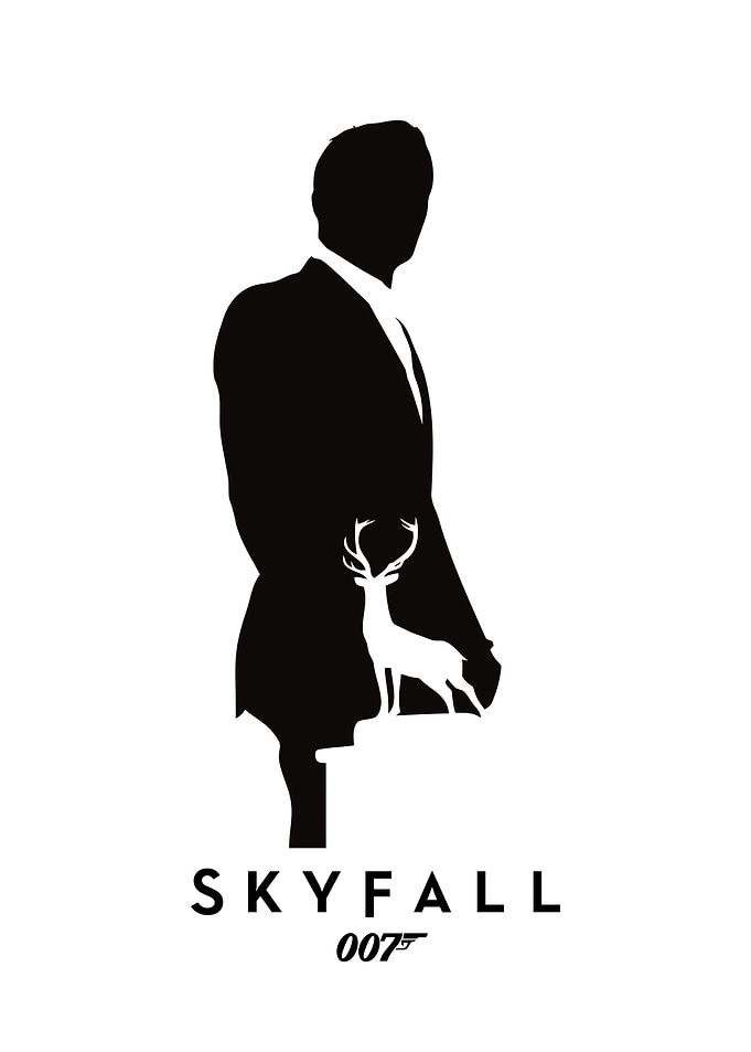 Minimalist Skyfall James Bond
