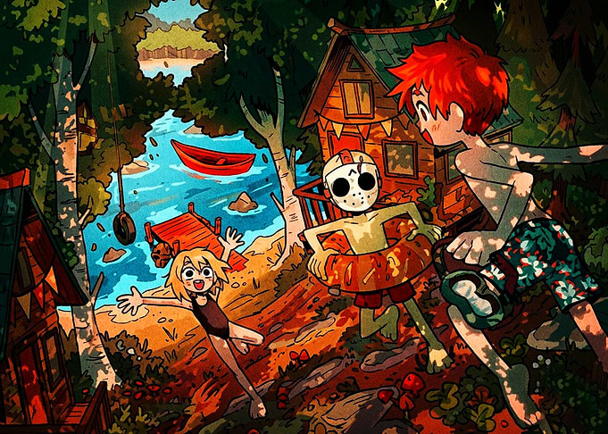 Summer Camp Fun with Friends