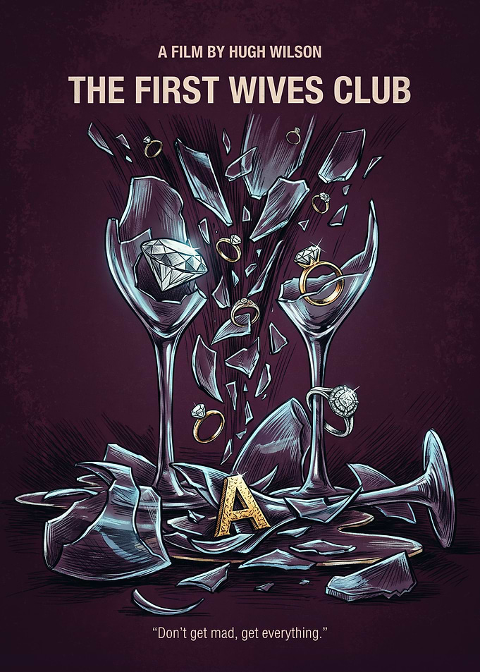 The First Wives Club Movie Comedy Retro Print