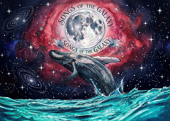 Whale Leaping in Cosmic Ocean