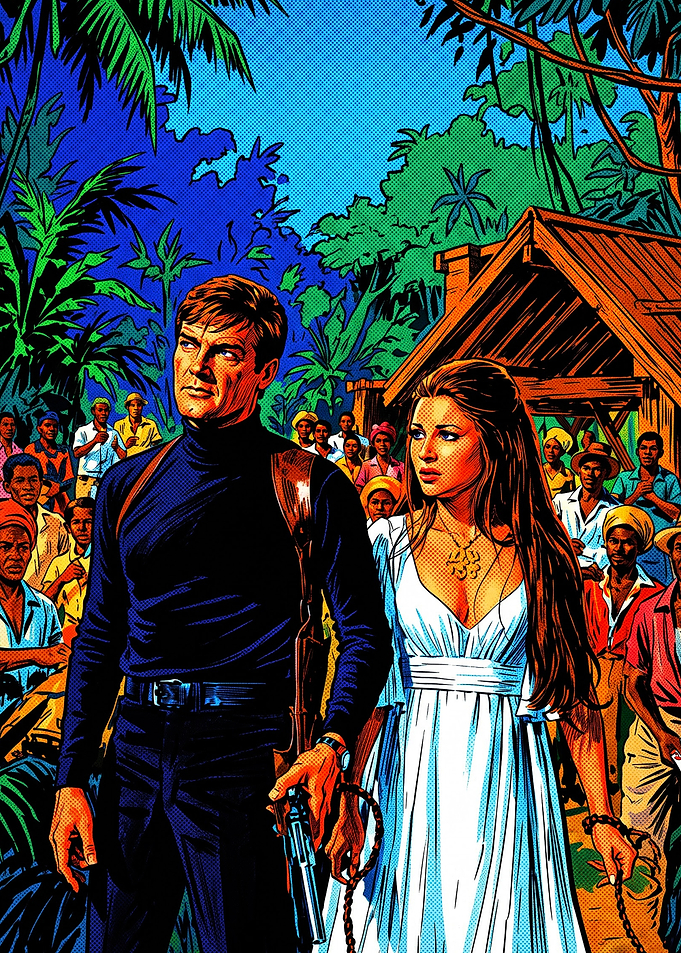 James Bond Live and Let Die Poster