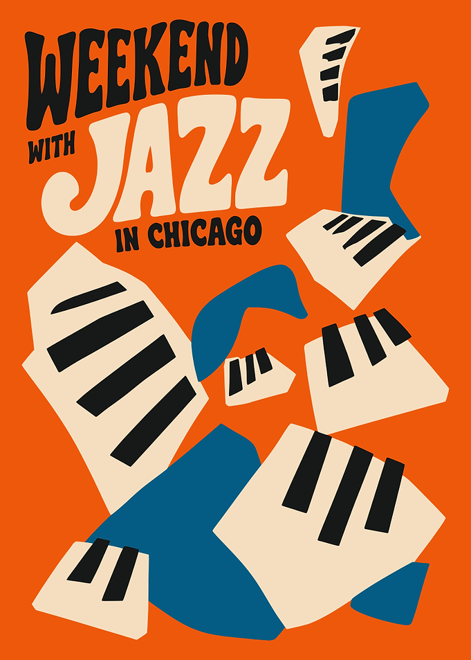 Weekend With Jazz in Chicago Poster