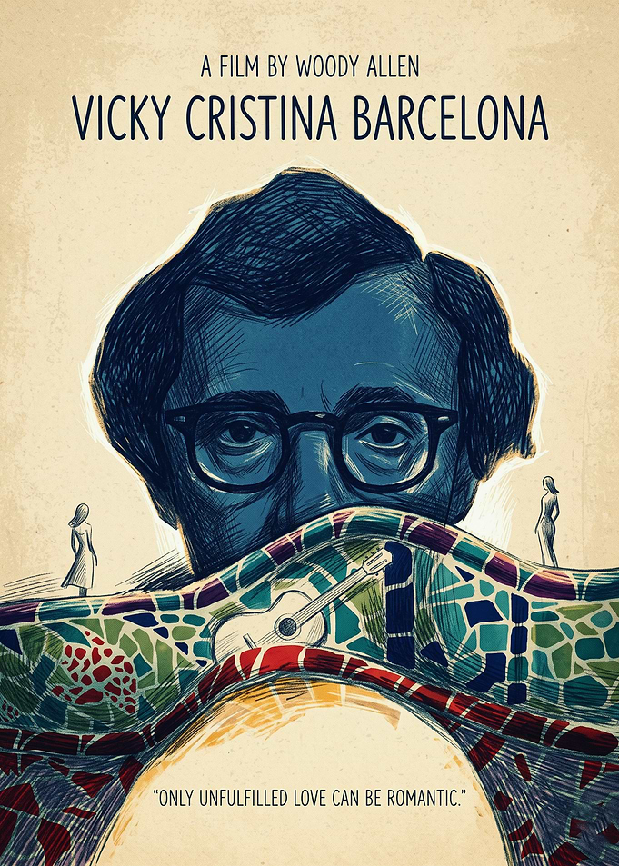 Vicky Cristina Barcelona Movie Romance Poster