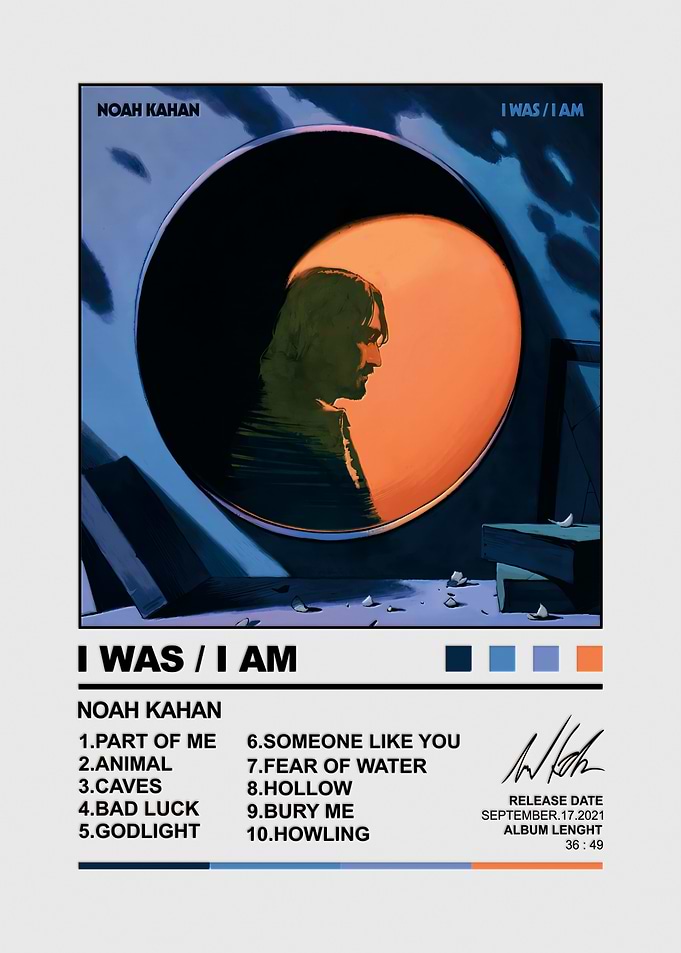 Noah Kahan I Was I Am Poster