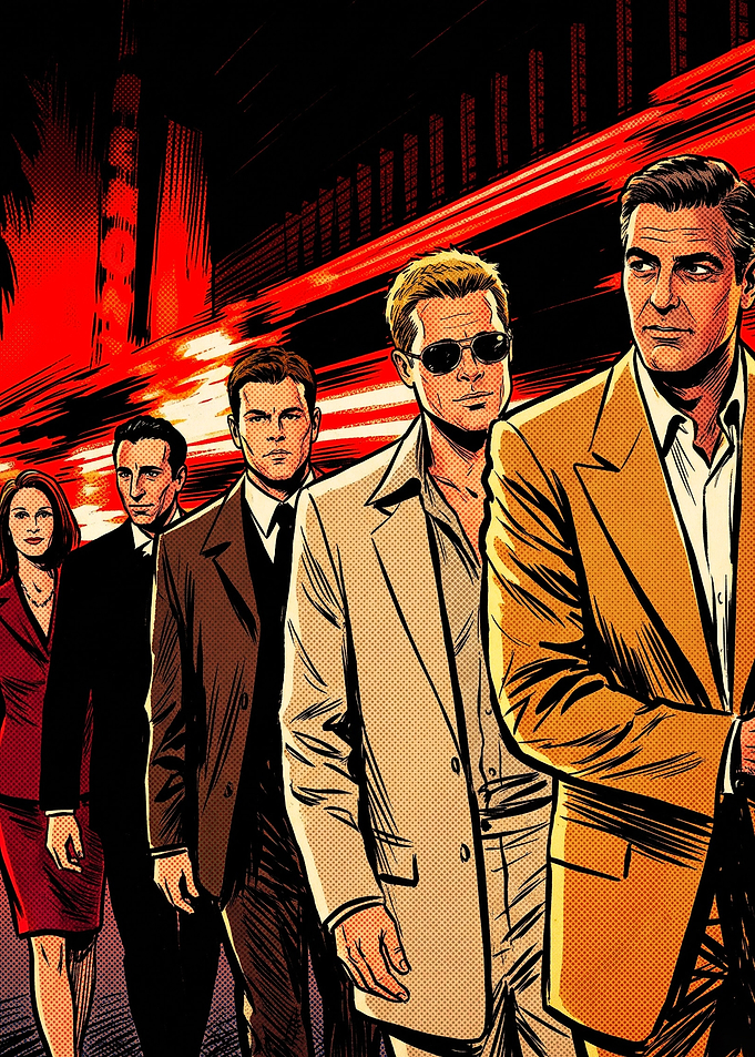 Ocean's Eleven Pop Art Poster