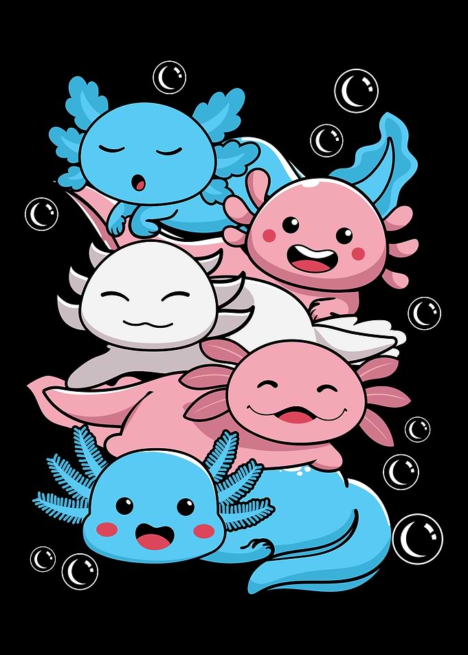 Cute Axolotl Queer Stack